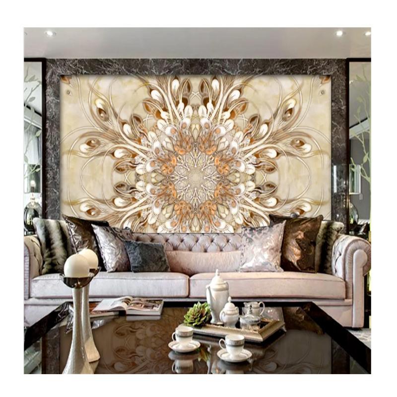 

Ретро Европейский Стиль 3D Обои Рулон Мягкий Цветок Фреска Гостиная ТВ Спальня Фоновая Стена Декор Фреска 200 cm(W) x 140 cm(H)