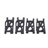 4pcs RC Suspension Arm Front Rear Black Plastic for WLtoys 144001 144002 124019 124018 124017 144010