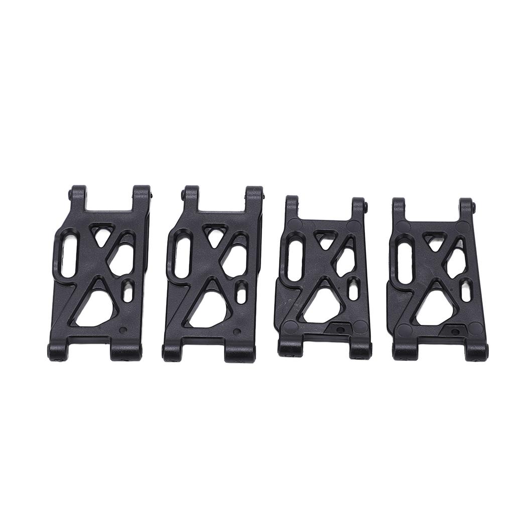 4pcs RC Suspension Arm Front Rear Black Plastic for WLtoys 144001 144002 124019 124018 124017 144010
