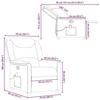 VidaXL Fauteuil de massage inclinable Crème Tissu, fauteuil de massage, fauteuil, fauteuil canapé, fauteuil de bureau de 4015614