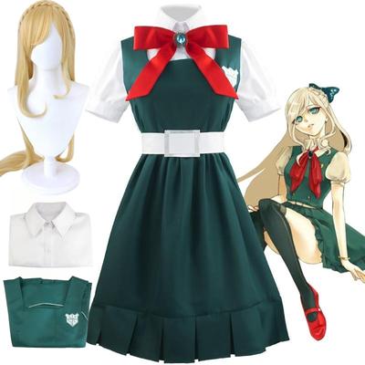 Anime Danganronpa 2 Despair Sonia Nevermind Cosplay Kostým Paruka s košile Ponožky Kravata Oblečení Halloween Karneval