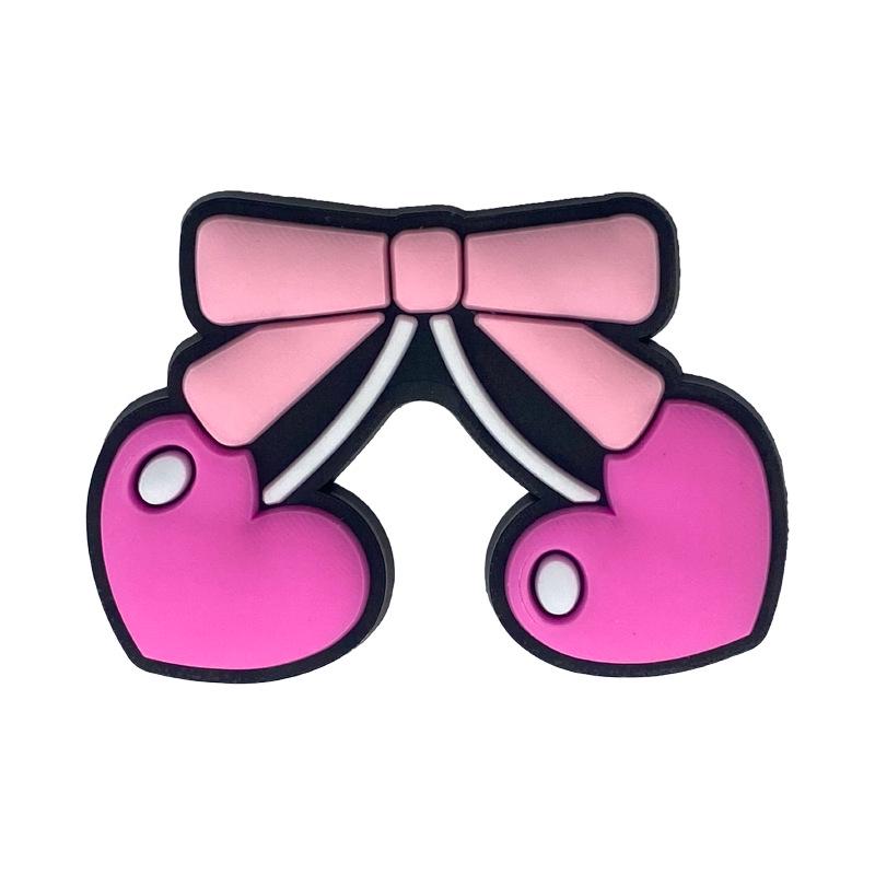 Fresh Pink Cute Shoe Flower Buckles - Croc Accessories
