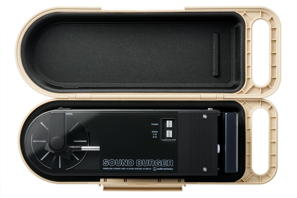 Audio-Technica Sound Burger AT-SBC1 BG Tvrdé pouzdro, Úložná taška, Ochranné pouzdro, Přenosné pouzdro, Béžová