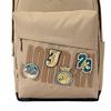 Jordan Gold Logo Velcro Badge Random Stick Series Polyester Backpack Unisex Backpack JD2623161GS-001