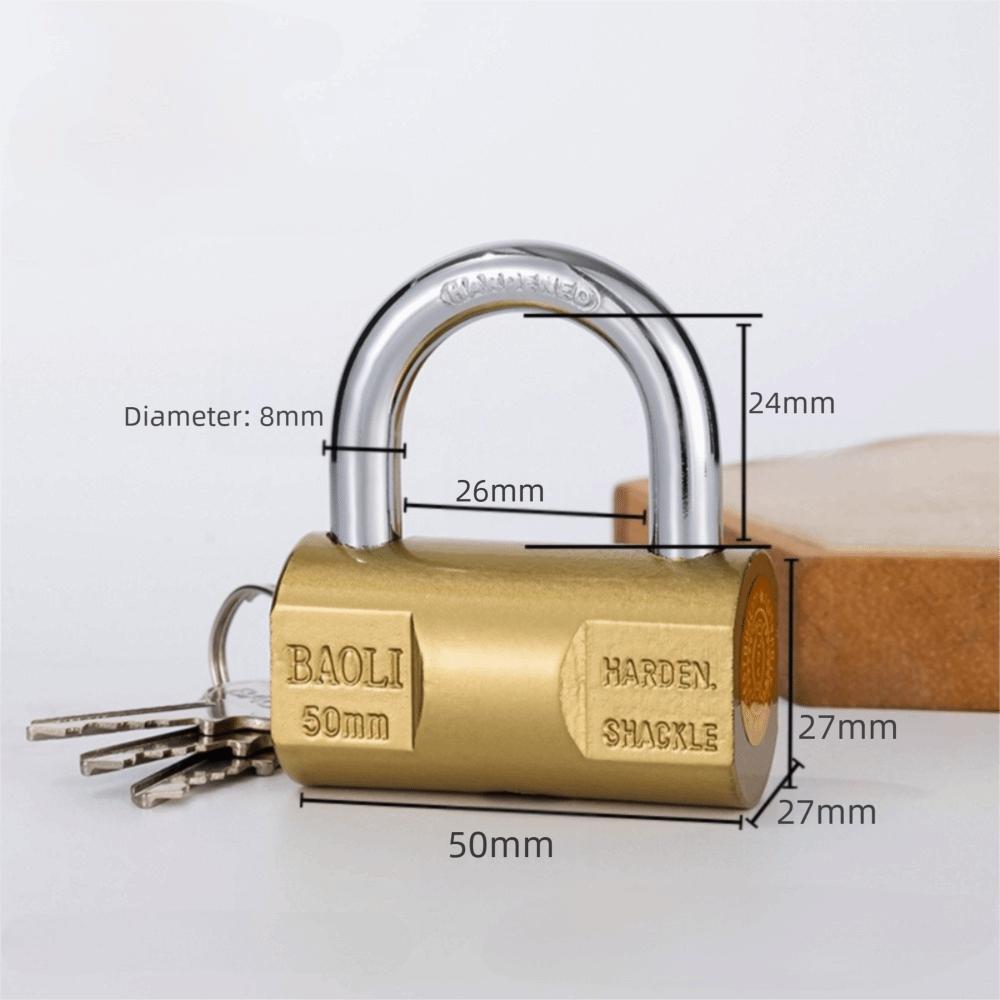 Waterproof Heavy Duty Padlock Rust Proof Anti-theft Padlock Outdoor Gym Dormitory Cabinet Door