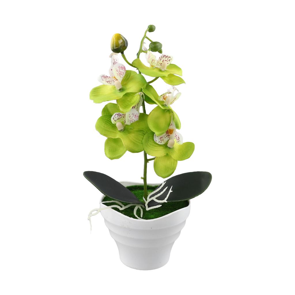 Fake Bonsai Orchid Flowers Artificial Flower Decor 27cm Height Artificial Phalaenopsis Colorful Creative Gifts