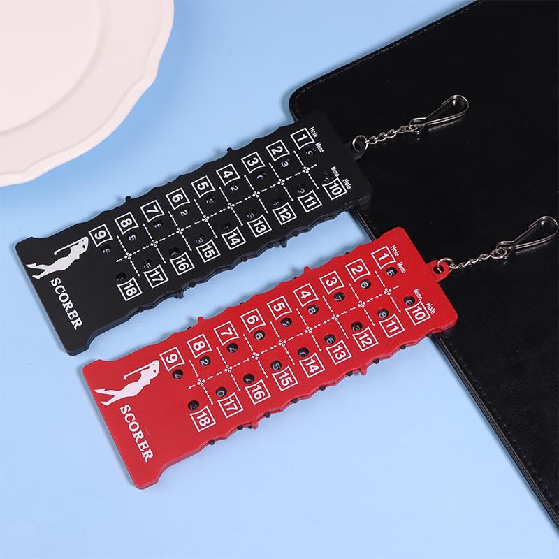 18 Hole Golf Stroke Putt Score Counter Golf Score Indicator With Keychain Golf Training Practice Competition Accessories