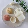 Rabbit Shape Stamps Moon Cake Moulds for Mid-Autumn Festival DIY Baking Mooncake