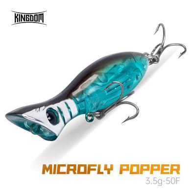 Kingdom Fishing Lures 50mm 3,5g popper Sinking Hard Baits Good Action lure