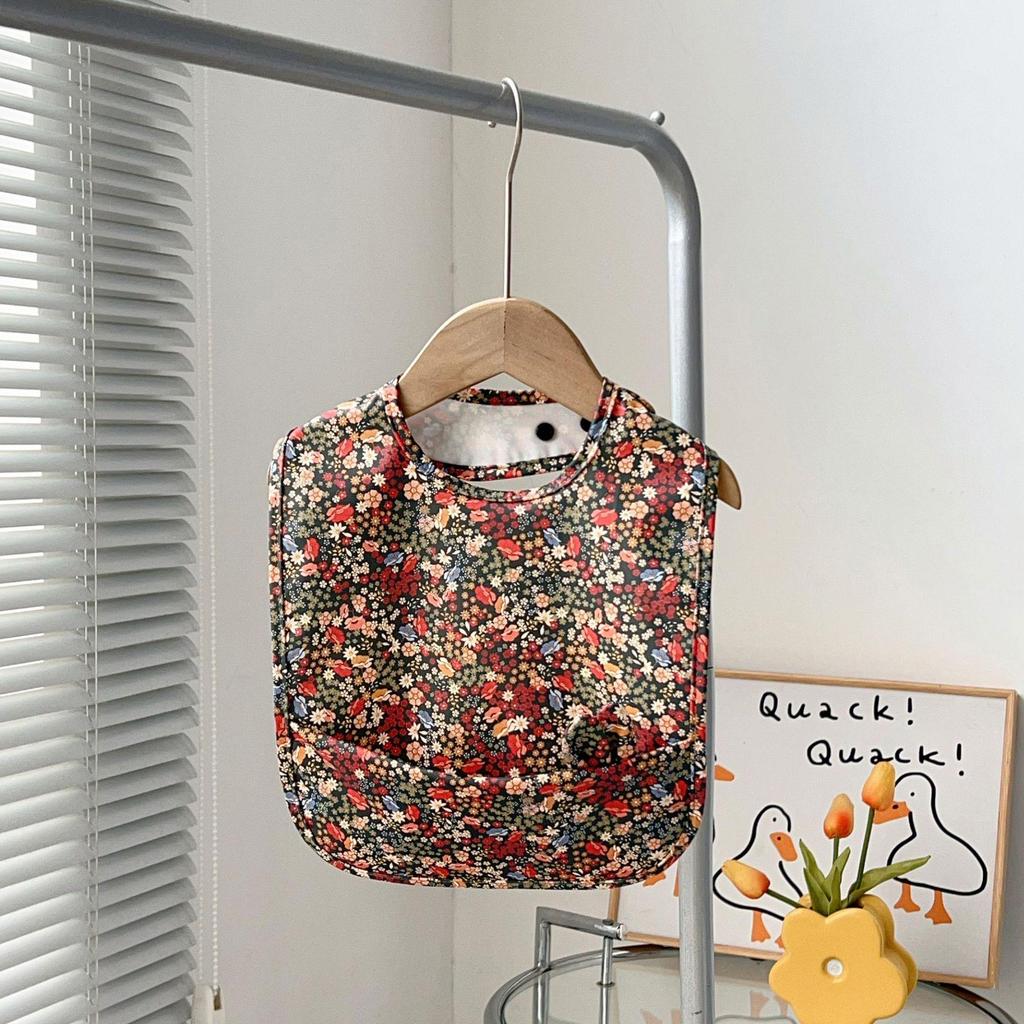 Wodoodporne śliniaki dla niemowląt klasy A - PU odporne na plamy z dużą kieszenią dla chłopców i dziewczynek