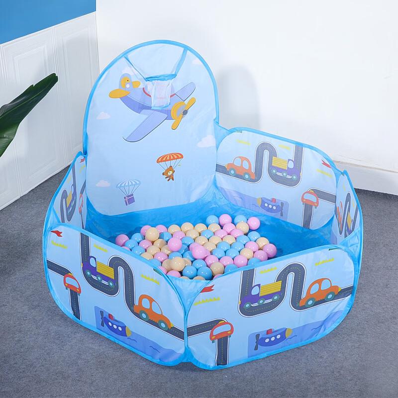 OEINGOEING Kids Foldable Airplane Ball Pit Tent One Size