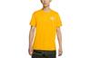 Nike T Shirts Men's Gold Crew Neck Moderate Straight Fit DJ1394-739