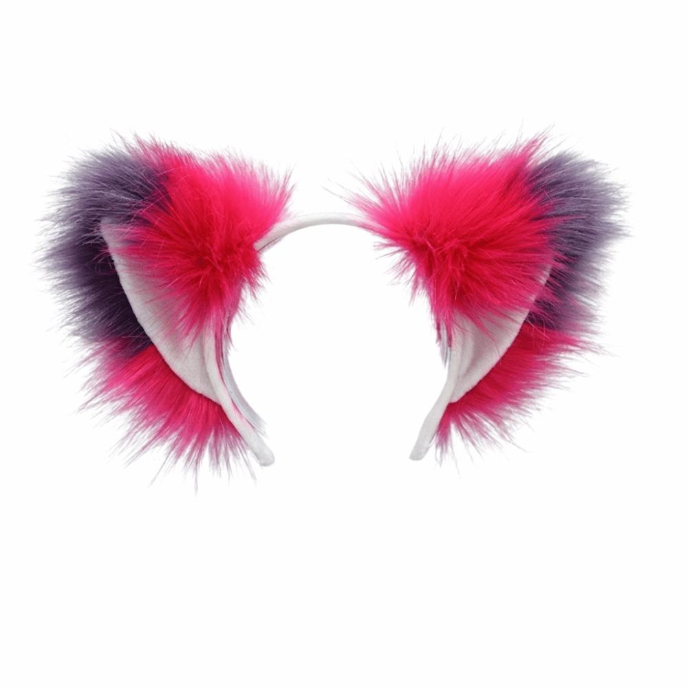 Flauschige Realistische Textur Kunstpelz Katzenohren Flexibles Tier-Haarband Anime Cosplay