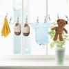 Stainless Steel Hook Clip Household Underwear Socks Drying Clips Clothes Quilt Windproof Clip Hanger