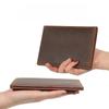 Jiameida Vintage Crazy Horse Leather Passport Wallet & Card Holder