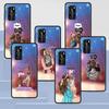 Black Brown Hair Baby Mom Case for Huawei P30 P Smart Z P40 Lite E P20 Y6 Y7 Y9 2019 Honor 8X Play 9A 50 9X Pro Soft Phone Cover