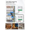 Tuya Smart Wifi Energy Meter Current Sensor Statistician for Solar PV System Home Power Monitor 110-240V 80A Single Phase Clamp