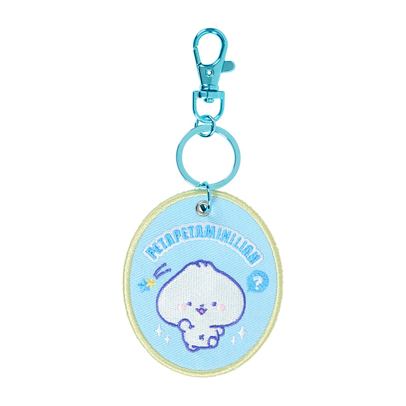 Sanrio Petapeta Minilian Embroidered Patch Keychain Character Grand Prix First Round Polyester Steel 487317