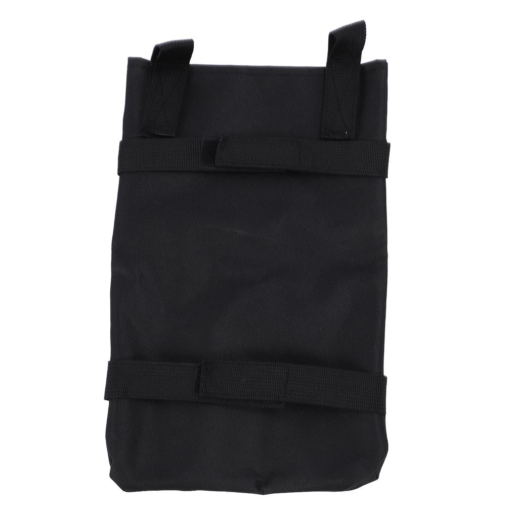 Crutch Bag Oxford Cloth Strap Fixation Multifunction Portable Crutches Pouch 7.87x11.81in Black