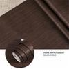Realistic Red Wood Grain Peel & Stick Vinyl Wrap Self-Adhesive Furniture Film for Tables Cabinets Wardrobes & DIY Home Renovation Wall Paper