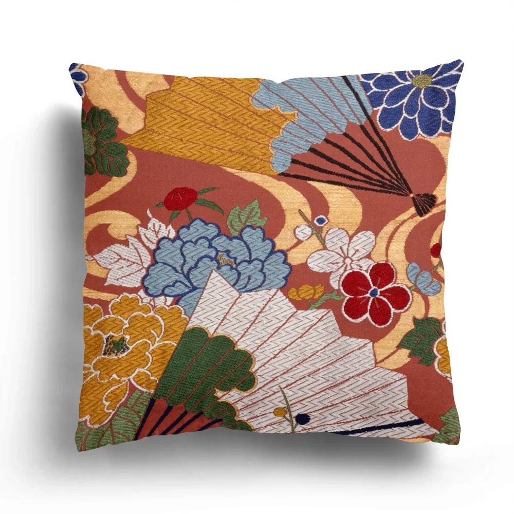 Home Decor Exotic Asian Patterns Pillow Covers For Home Pattern Cushion Cover Suitable For Sofa Bedroom Car Pillow Cover
