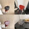 Trendy Mini Heart Shaped Bag For Kids And Adults With Sparkling Rhinestones
