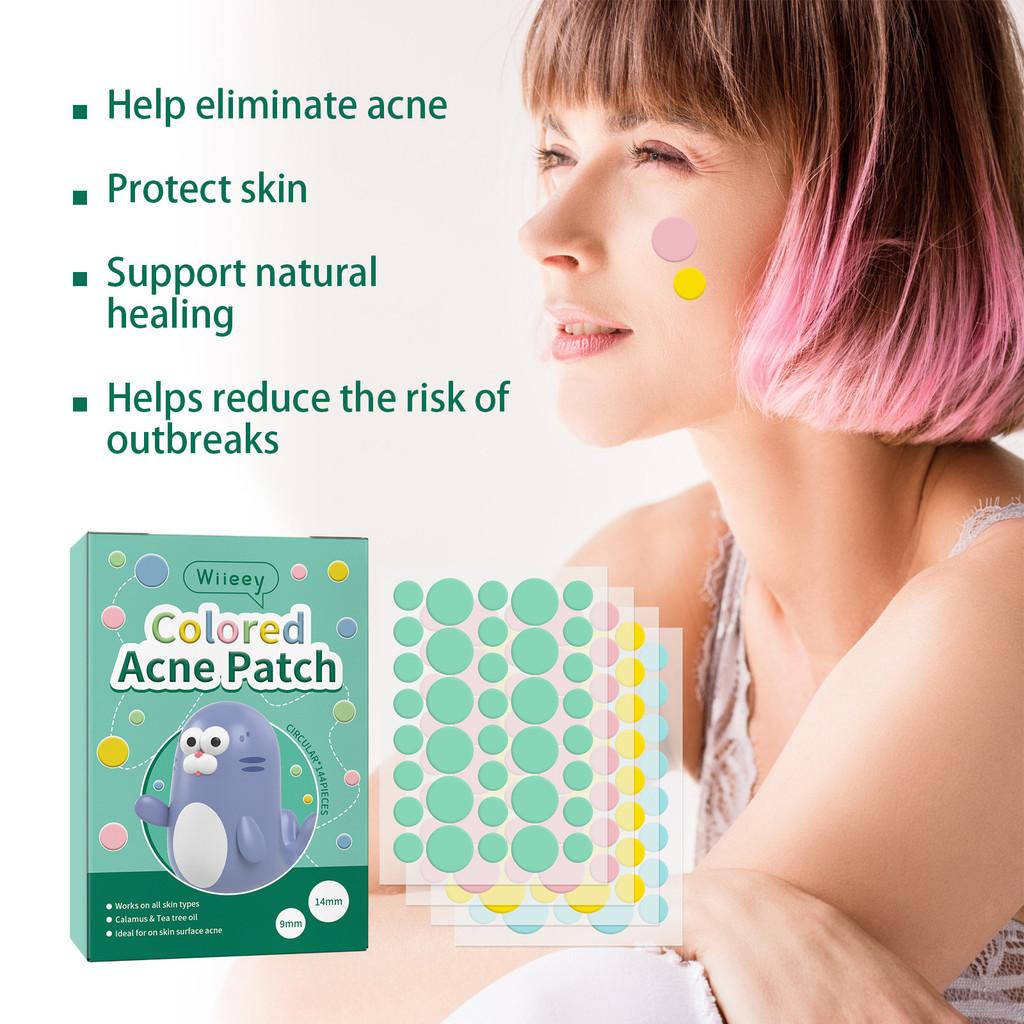 Wiieey Circle Acne Patch Set For Effective Pore Cleansing And Moisturizing Skin Care