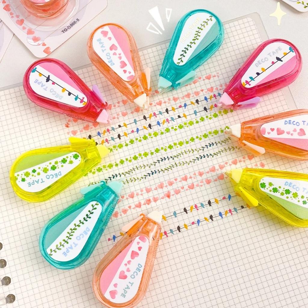 Mini Pattern Portable Decorative Correction Tape School Office Supplies and Gifts Art Supplies DIY Diary Decoration