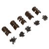 30PCS Corner Protectors, Baseboard Corner Protectors Baseboard Corner Protectors Vintage Metal Corner Protector Bronze