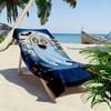 Glowing Ghostly Moonlit Charm Print Beach Towel, Quick Drying, Suitable for Travel, Outdoor Sports, Jogging, the Beach and Swimming, Gift