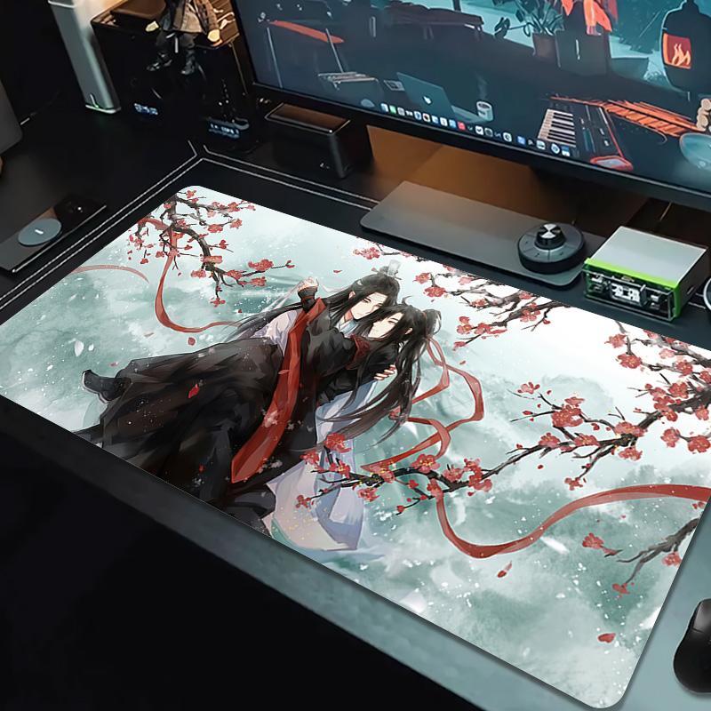 Dragon Phoenix Color Mouse Pad Large Gaming Table Cushion Non-slip Laptop Tablet Big Mousepad XXL Mat Mini PC Playmat With Lock edge