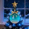 User Friendly Recyclable Shatterproof Acrylic Christmas Bell Ornament For Festival Decorations Safe For Kids And Pet