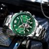 Luxury Business Multifunctional Mens Watches Quartz Chronograph Classic Fashion Luminous Wristwatches Reloj Hombre