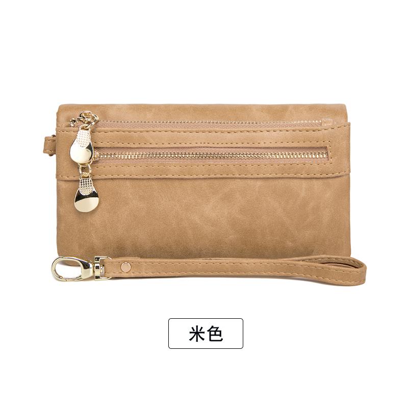 

Classic Vintage Women s Long Wallet Simple Double Zipper Large Capacity Handbag PU Leather Multi-Card Slot Credit Card Holder