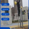 Reinforced Iron Pipe Multi-Functional Ladder for Indoor & Outdoor Use