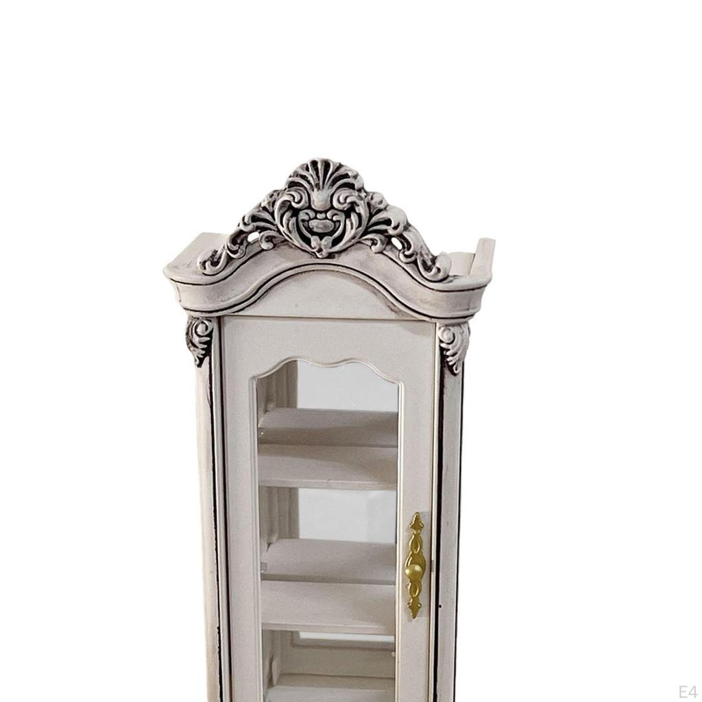 1:12 Dollhouse Cabinet Can Be Open Props Furniture