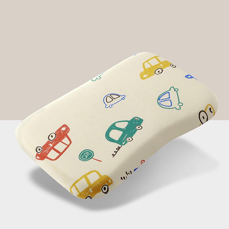 Cartoon Memory Foam Baby Pillow - Washable, Slow Rebound Neck Support for Kids