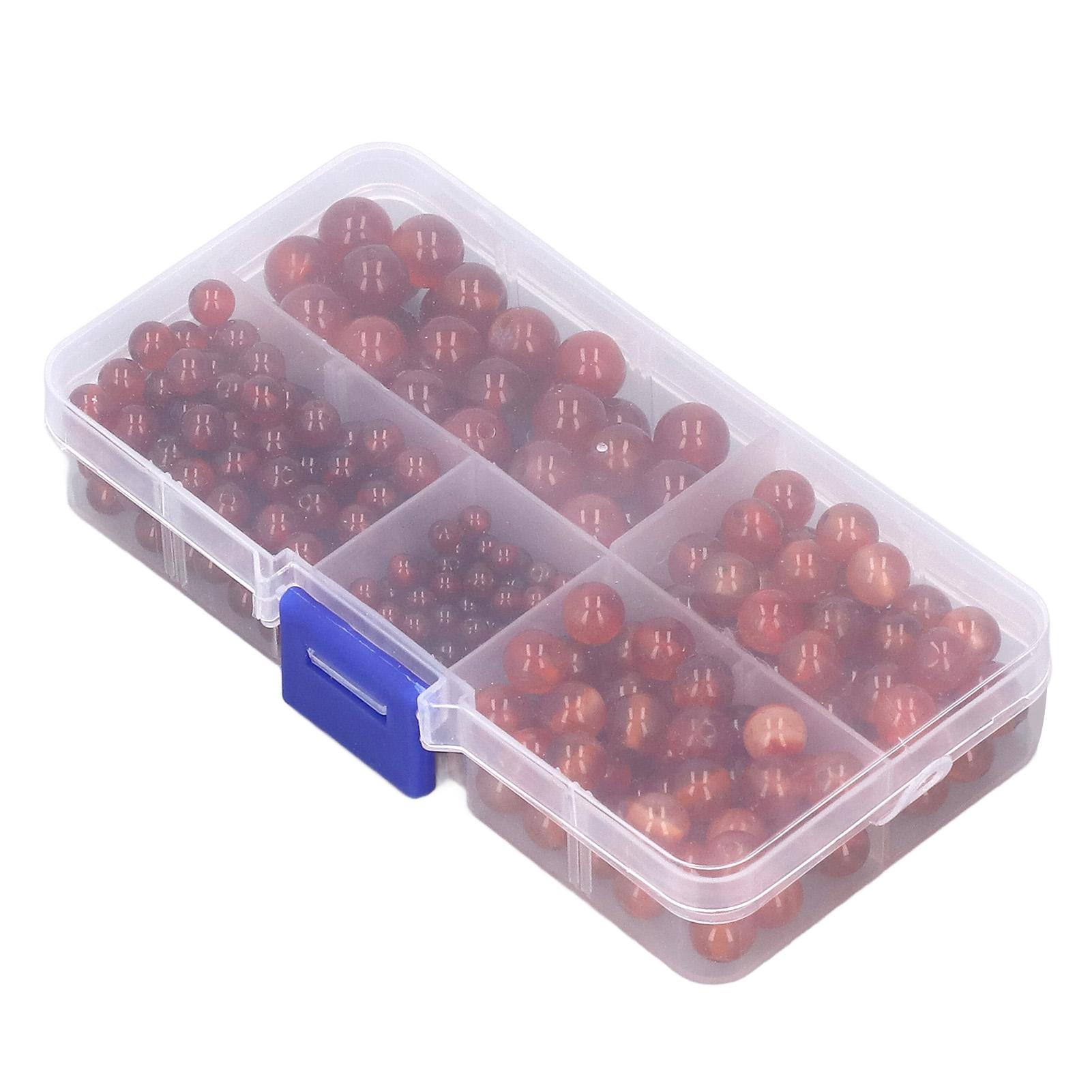 

340 шт. Бусины из красного агата 10 мм, 8 мм, 6 мм, 4 мм, полированная глянцевая поверхность, яркие цветные бусины для ювелирных изделий