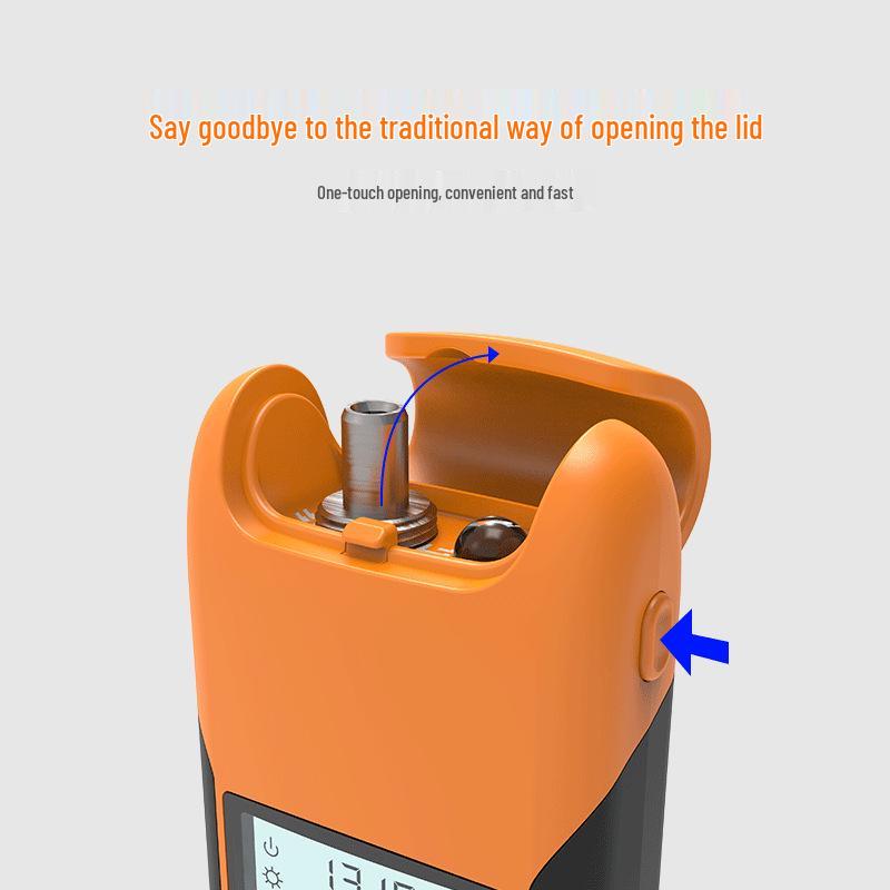 High Precision G10 Type-C Optical Power Meter for 9 Wavelengths, 5G Mini Optical Fiber Meter