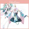 Anime Spiel Thema Hatsune Miku Cosplay Outfit Polyester Stoff Süßer Frischer Stil