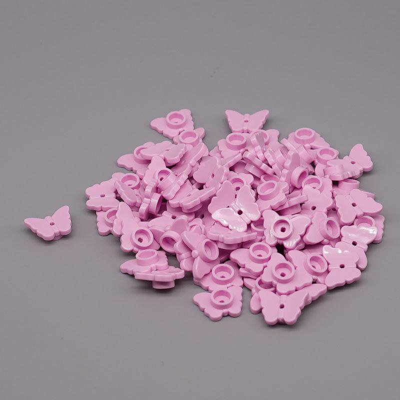 Handmade Butterfly Insect Building Blocks with Flower Accessories - Model 95828