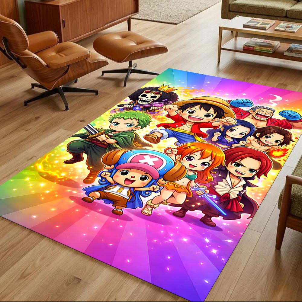 One Piece Adventure Journey Non-Slip Home Carpet Design for Office Decor Living Room Gift