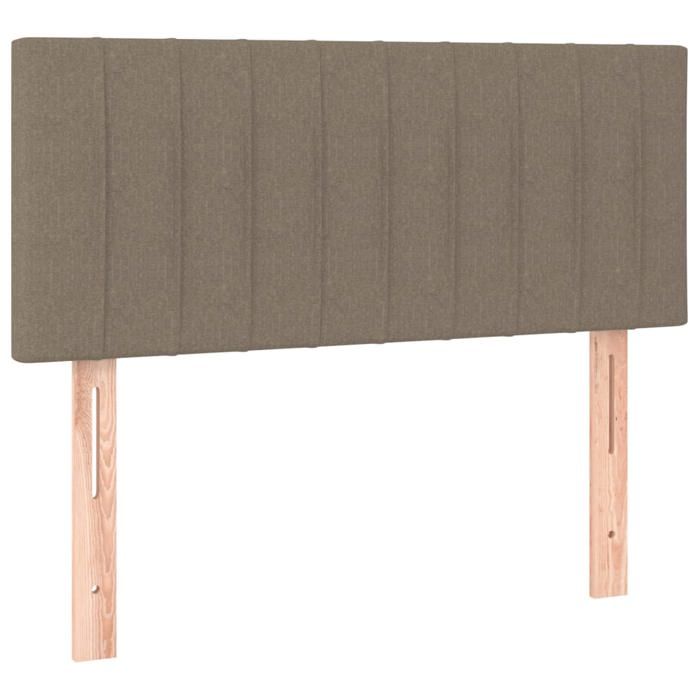 VidaXL Headboard Bedroom Furniture Single Bed Accessory Bed Frame Head Home Interior Taupe 346204