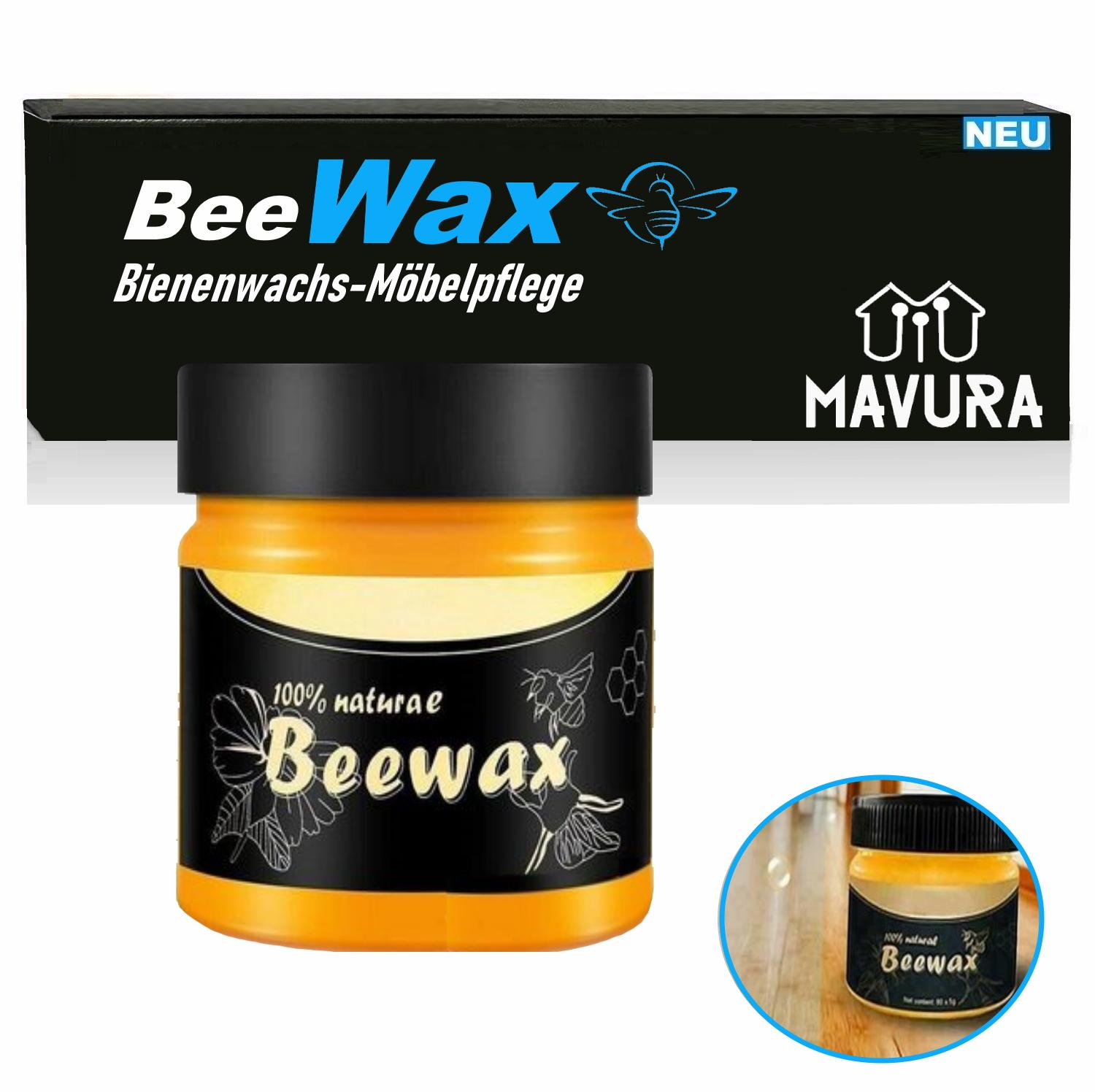 

BeeWax Original natürliches Bienenwachs Möbelpflege Politur Möbelwax Holzpflege