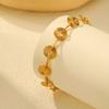Women‘s Stainless Steel Chain Spiral Geometric Charm Bracelet Fashion Metal Female Bracelet Waterproof Jewelry Girlfriend Gift