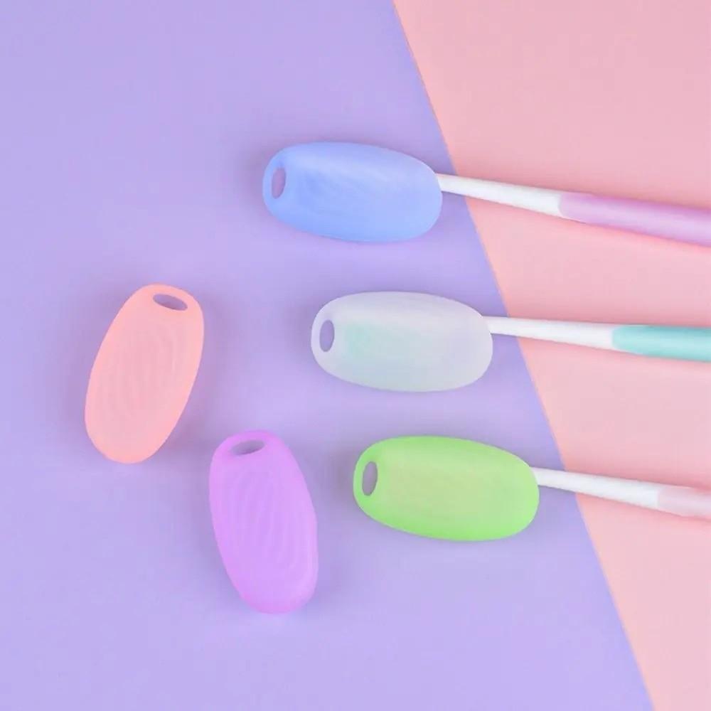 6Pcs Reusable Toothbrush Protective Caps Waterproof Toothbrush Head Cover  Camping Trips