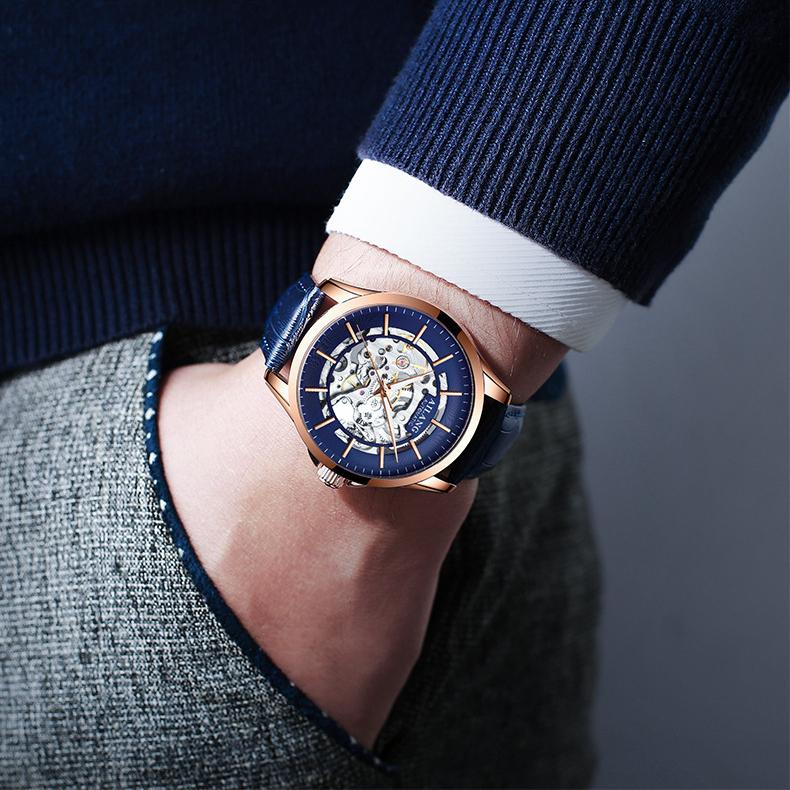 AILANG New Watch Men's Machinery Watch Fully Automatic Hollow Trend Men's Watch