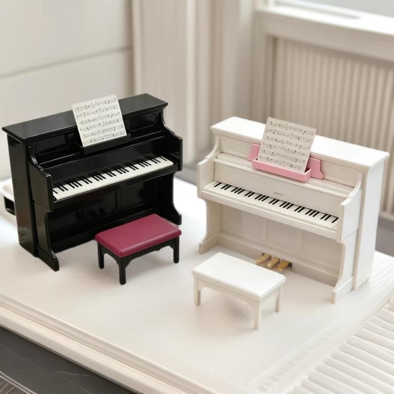 Cross-Border Miniature Piano Model DIY Prop for Playhouse Decor
