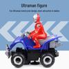 Licensed Ultraman Rotating Electric Motorcycle Toy with Sound & Light for Kids