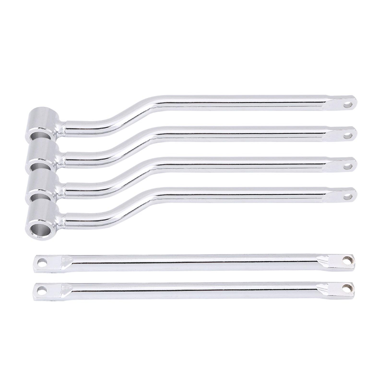 

Motorcycle Saddlebag Support Bars Brackets Kit for Honda Suzuki Yamaha Kawasaki Silver чёрный